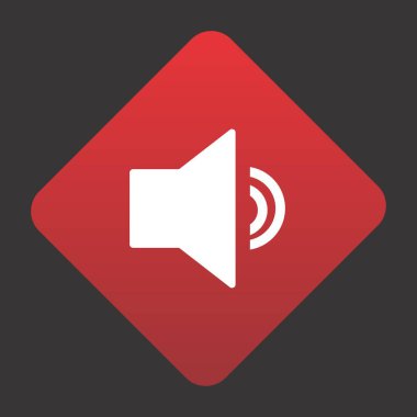 Projeniz için Ses Simgesi, vektör illüstrasyonu