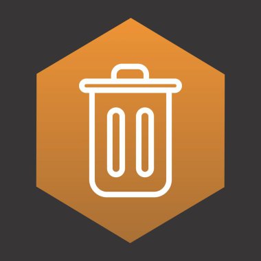 çöp Simgesi Projeniz için, vektör illüstrasyonuName