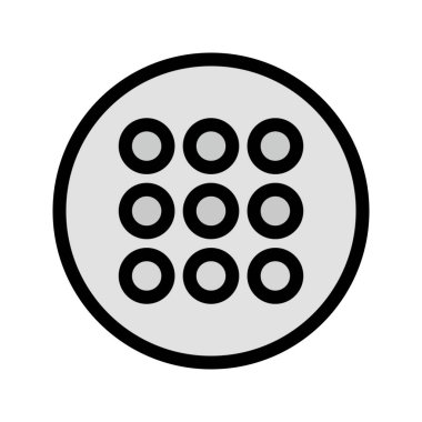 Pad Vektör Simgesi İllüstrasyonu