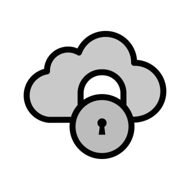 Bulut Kilidi Vektörü Simgesi ResmiComment