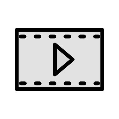 Çokluortam Vektör Simgesi İllüstrasyonu