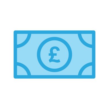 Pound Vektör Simgesi İllüstrasyonu
