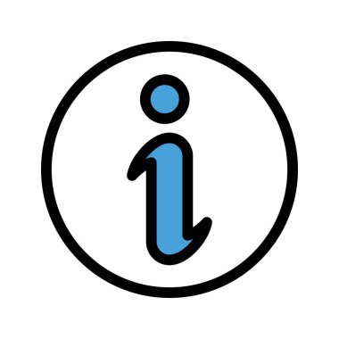 Bilgi Vektörü Simgesi İllüstrasyonu