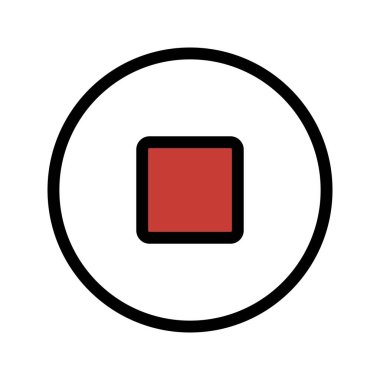 Vektör Simgesi Resmini Durdur