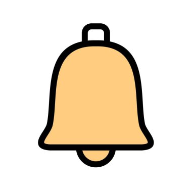 Web grafik çan simgesi, uyarı simgesinin vektör illüstrasyonu