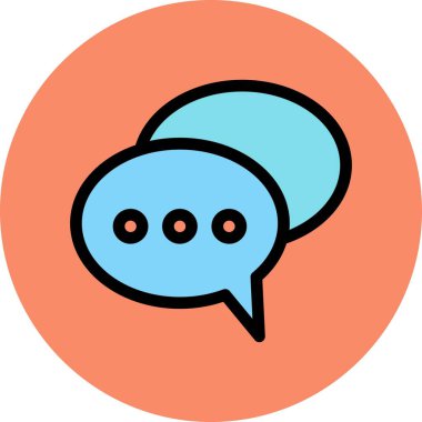 mobil ileti simgesi yaratıcı tasarım şablonu