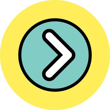 Yönlendirme Vektör Simgesi, vektör illüstrasyonu