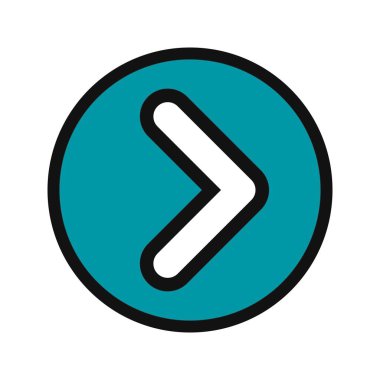 Yönlendirme Vektör Simgesi, vektör illüstrasyonu