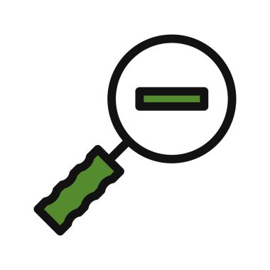 Vektör Simgesini Büyüt, vektör illüstrasyonu