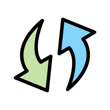 Vektör Simgesini Tazele, vektör illüstrasyonu