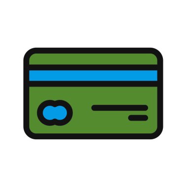 Banka kartı Vektörü Ico