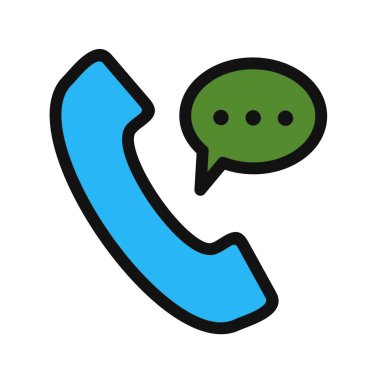 Konuşma Vektörü Simgesi, vektör illüstrasyonu