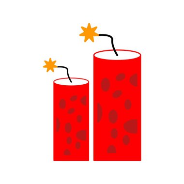 çalışma ateşi simgesi yaratıcı tasarım şablonu