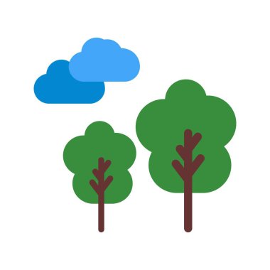 ağaç simgesi yaratıcı tasarım şablonu