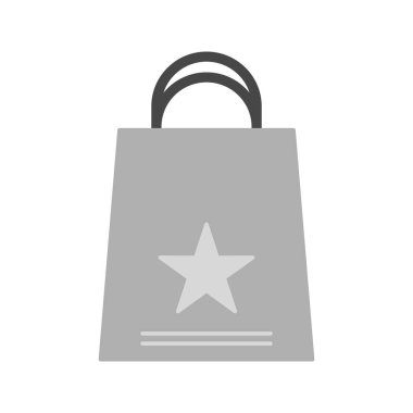 Alışveriş poşeti ikonu yaratıcı tasarım şablonu