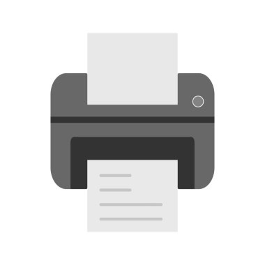 yazıcı simgesi yaratıcı tasarım şablonu