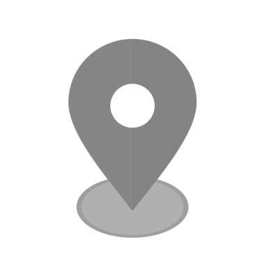  gps Konum simgesi, pin vektör illüstrasyonu, seyahat konsepti