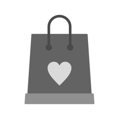 Alışveriş poşeti ikonu yaratıcı tasarım şablonu