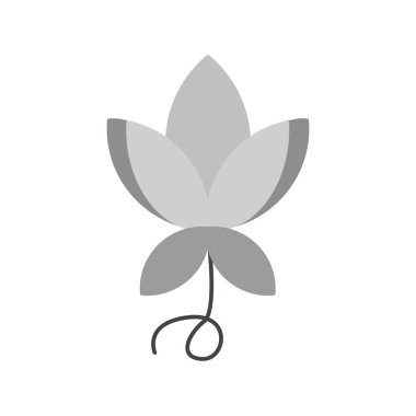 çiçek simgesi yaratıcı tasarım şablonu