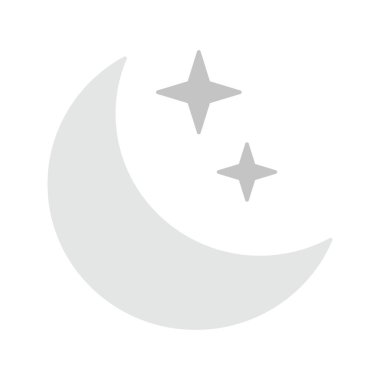 Ay yıldızları simgesi yaratıcı tasarım şablonu