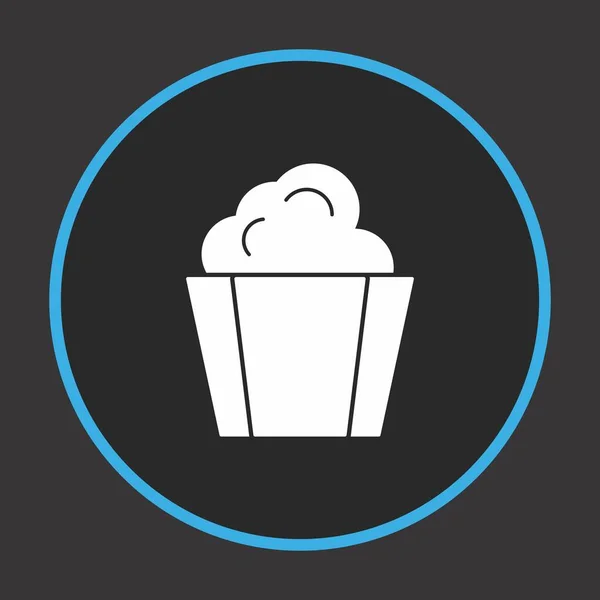 Ikona Popcornu Pro Váš Projekt — Stockový vektor