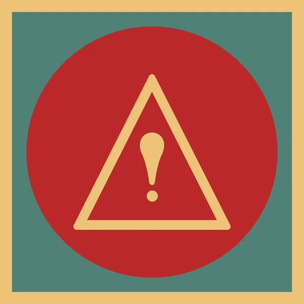 Caution Icon Your Project — Stock Vector