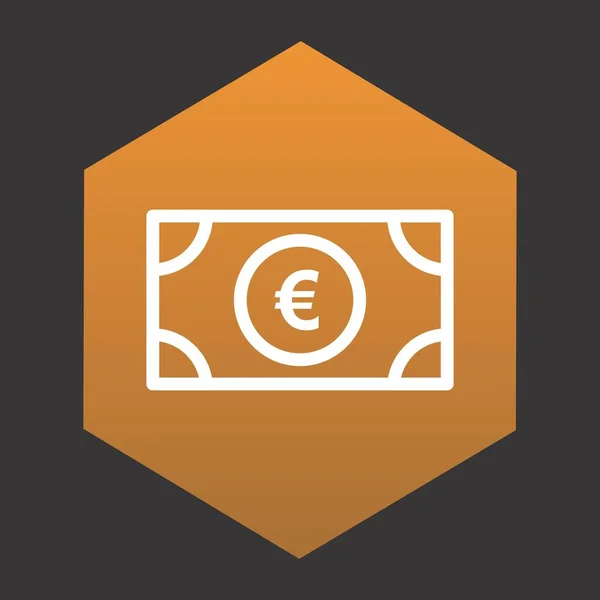 Icône Euro Pour Votre Projet — Image vectorielle