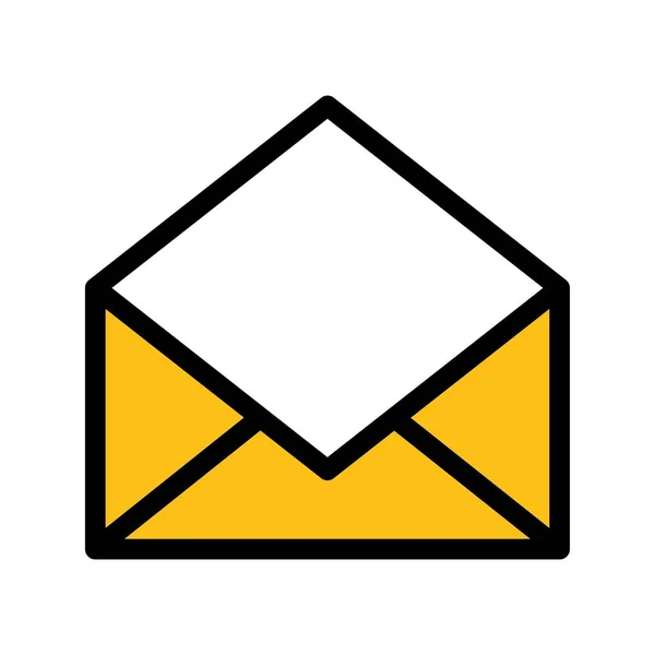 Mail Vector Icon Illustration — Stockvektor