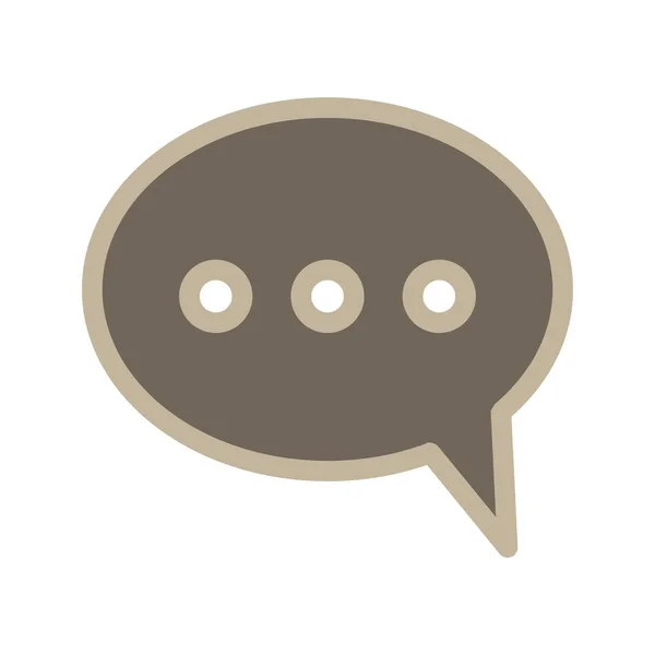 Chat Vector Icon 일러스트 — 스톡 벡터