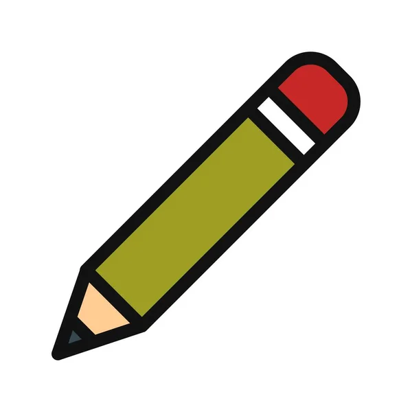 Pencil Vector Icon Vector Illustration — 스톡 벡터