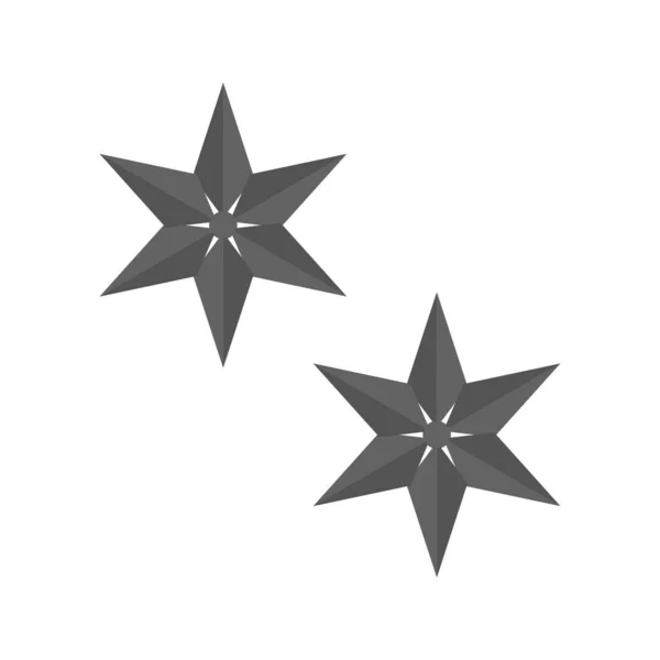 星のアイコンの創造的なデザインテンプレート — ストックベクタ