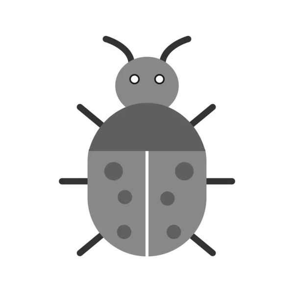 Icône Bug Modèle Conception Créative — Image vectorielle