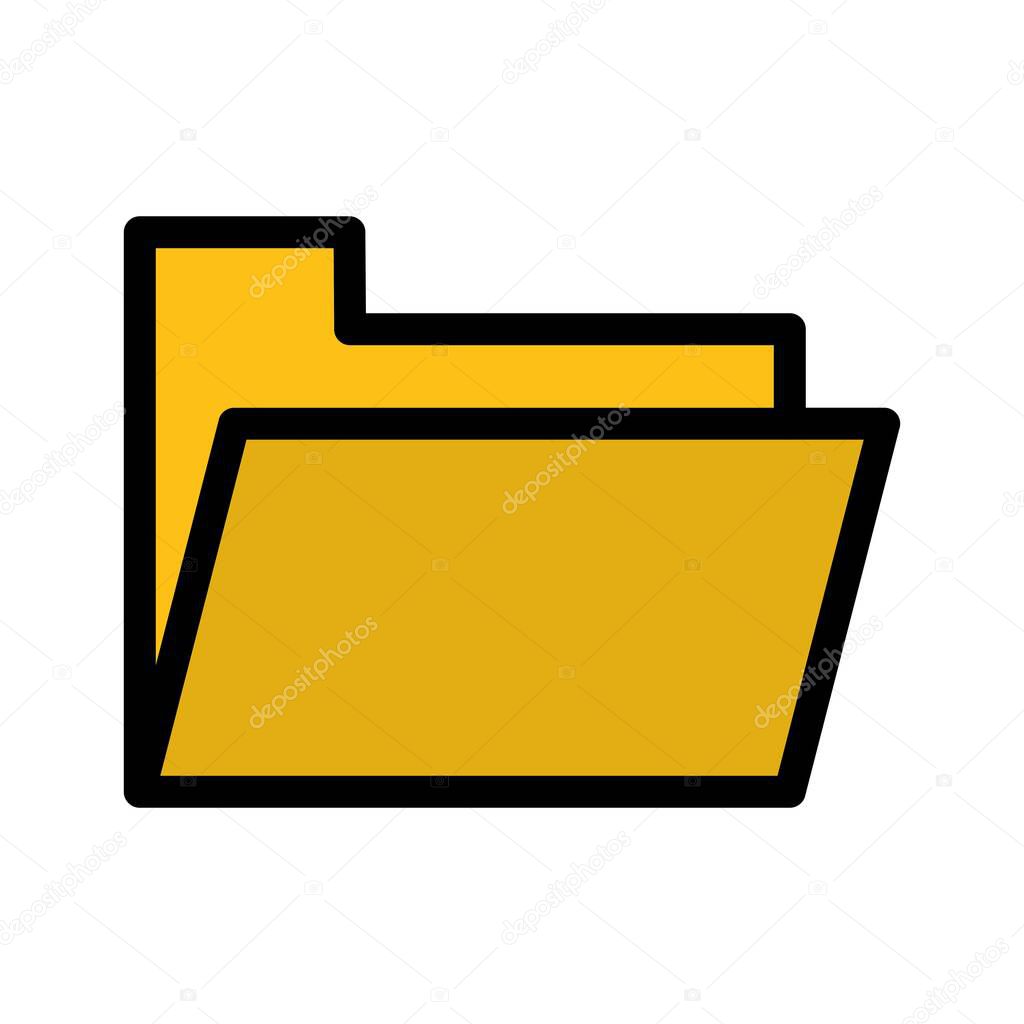 Folder Vector Icon illustration
