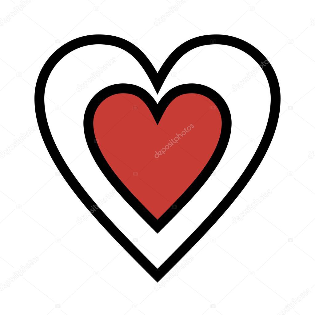 Heart Vector Icon illustration