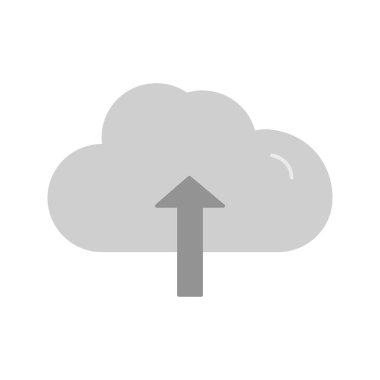  bulut yükleme simgesi yaratıcı tasarım şablonu