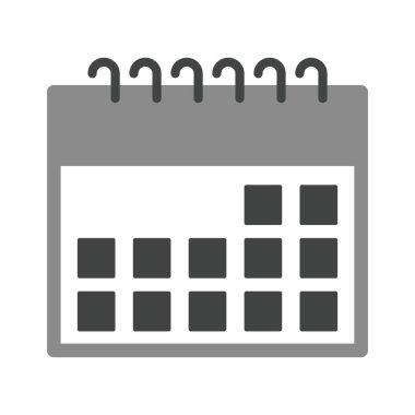 Takvim simgesi yaratıcı tasarım şablonu