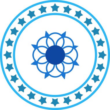 Dekorasyon simgesi yaratıcı tasarım şablonu