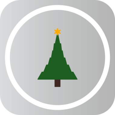 Noel ikonu yaratıcı tasarım şablonu 