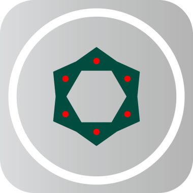 Noel ikonu yaratıcı tasarım şablonu 