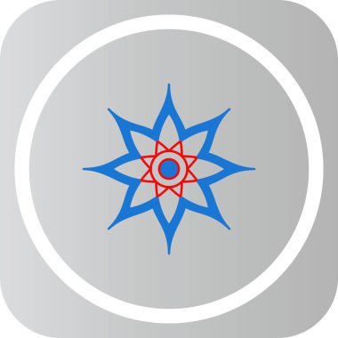 Dekorasyon simgesi yaratıcı tasarım şablonu