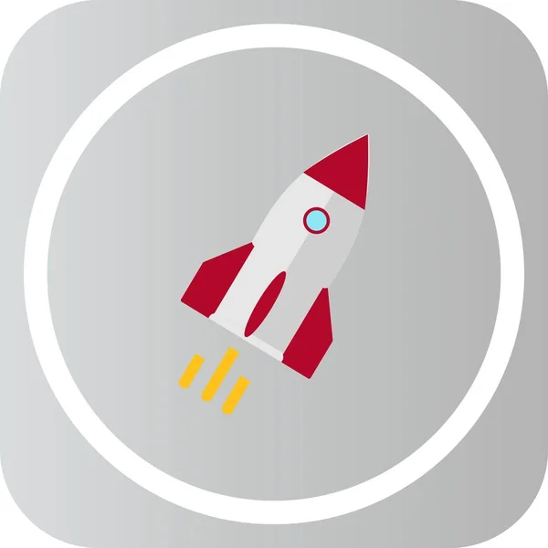 Rocket Icon Creative Design Template — Stock Vector