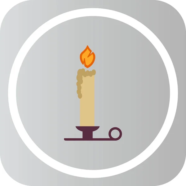 Candles Icon Creative Design Template — Stock Vector