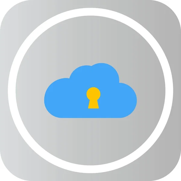 Lock Icon Creative Design Template — стоковый вектор