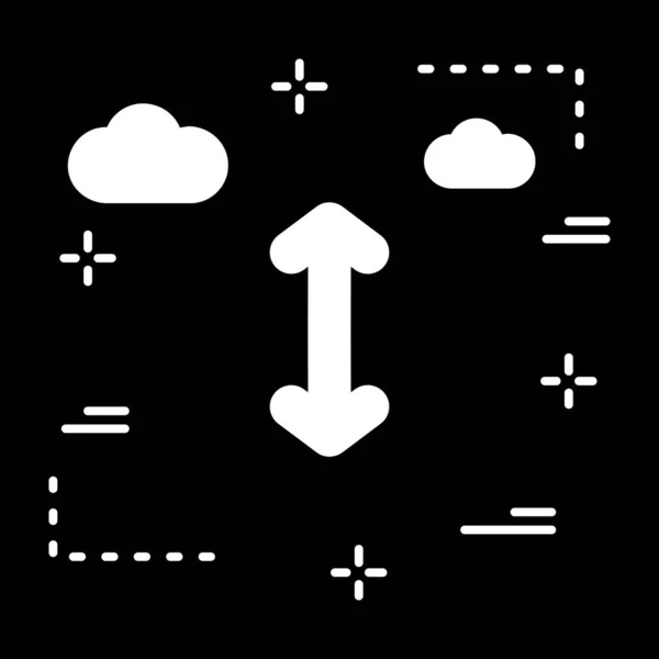 Ícone Seta Direção Dupla Para Seu Projeto — Vetor de Stock