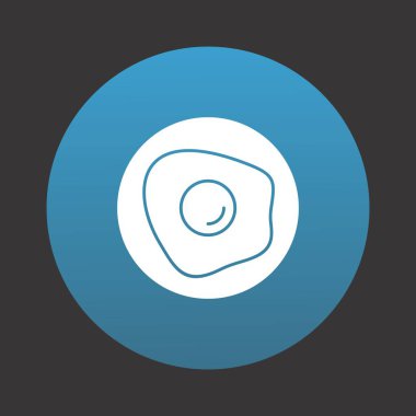 Projeniz için yarı yağda yumurta simgesi