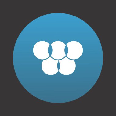 Projeniz için mavi arkaplanda Olimpiyat vektör simgesi