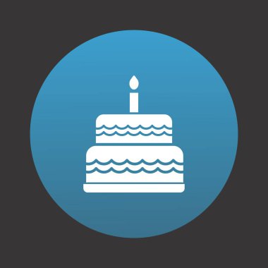 Projeniz için Mutlu Yıllar Pasta simgesi