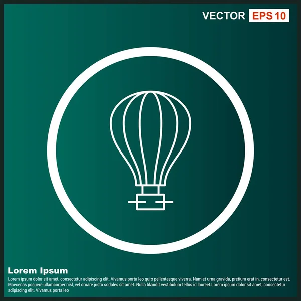 Icône Ballon Air Pour Votre Projet — Image vectorielle