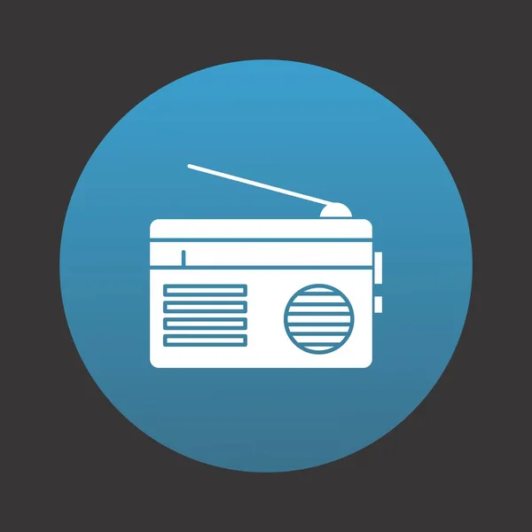 Icono Radio Para Proyecto — Vector de stock