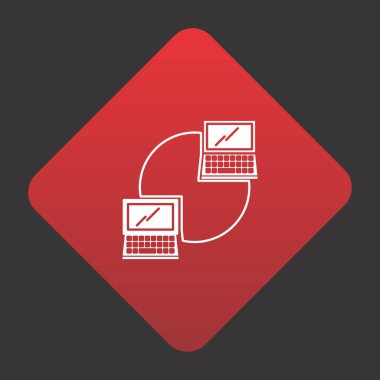  Projemiz için bağlı dizüstü simgesi